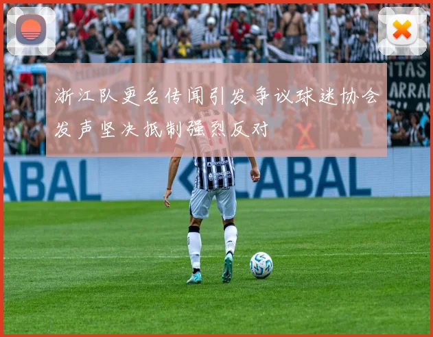 浙江队更名传闻引发争议球迷协会发声坚决抵制强烈反对